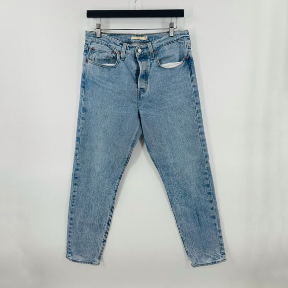 Levi’s Big E Wedgie Jeans Women’s Size 30 Button Fly High Rise Straight Leg - Picture 1 of 10
